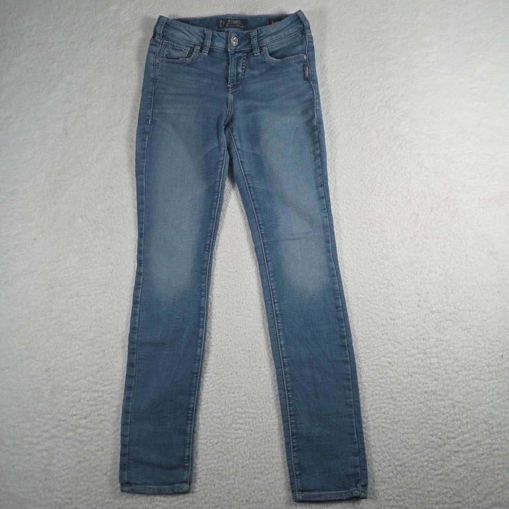 Silver Women's Aiko‎ High Skinny Joga Jeans Size 26X31 Medium Wash